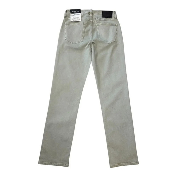 NEW Liverpool Men’s Relaxed Straight Jeans Green Size 28X32 Stretch Denim NWT - Picture 2 of 5